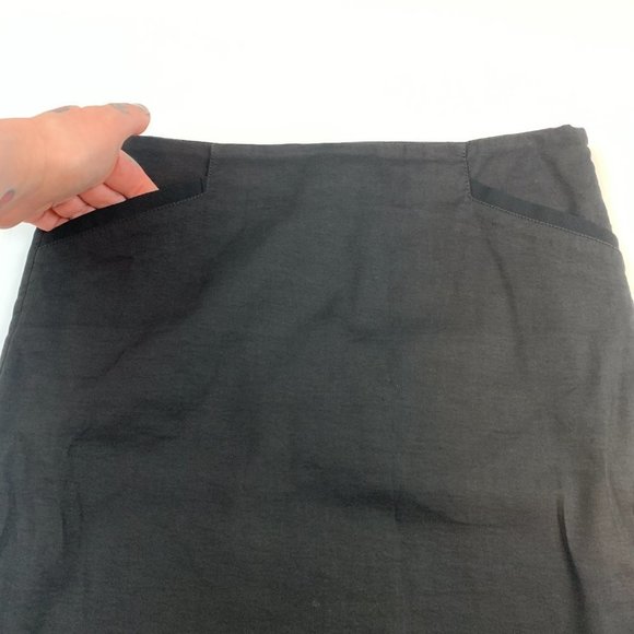 Bebe Black Pencil Skirt with Pockets, size 8 - Picture 7 of 14